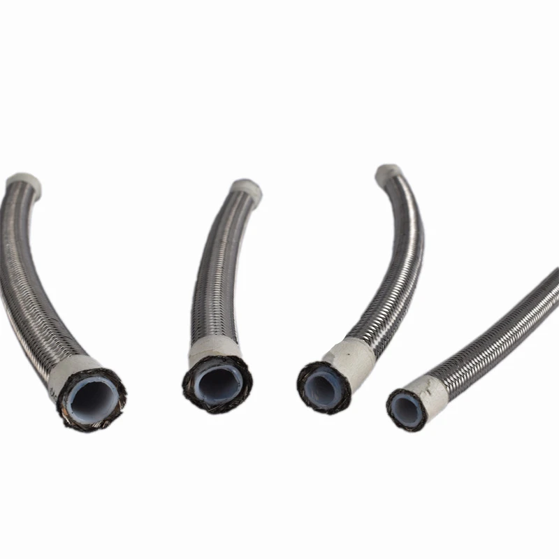 Flexible Stainless Steel Wire Braiding Ptfe Metal Hydraulic Hose
