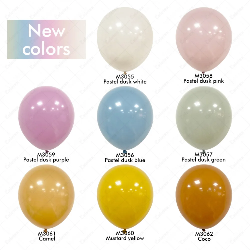 New Hot Pastel Dusk Series Biodegradable Latex Balloons Wholesale Latex Balloon Engagement Party Decoration Globo Latex Balloons