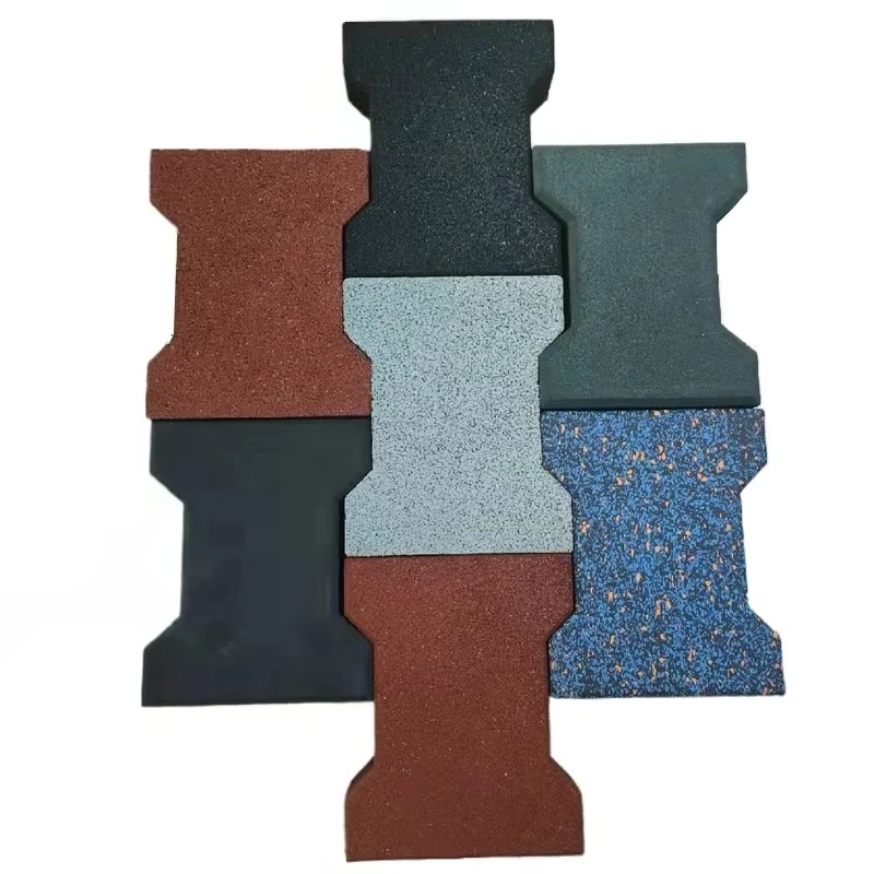 Best Price Bone Shape Rubber Horse Stable Mat/ Dog-Bone Shape Rubber Brick Tiles