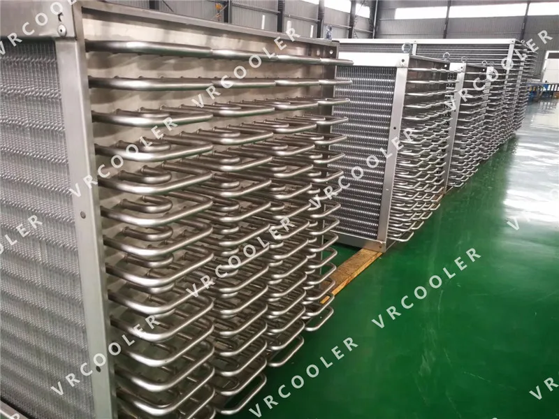 Flexibility Design Stainless Steel Tube Ss304 Ss316L Ammonia Blast Room Unit Cooler