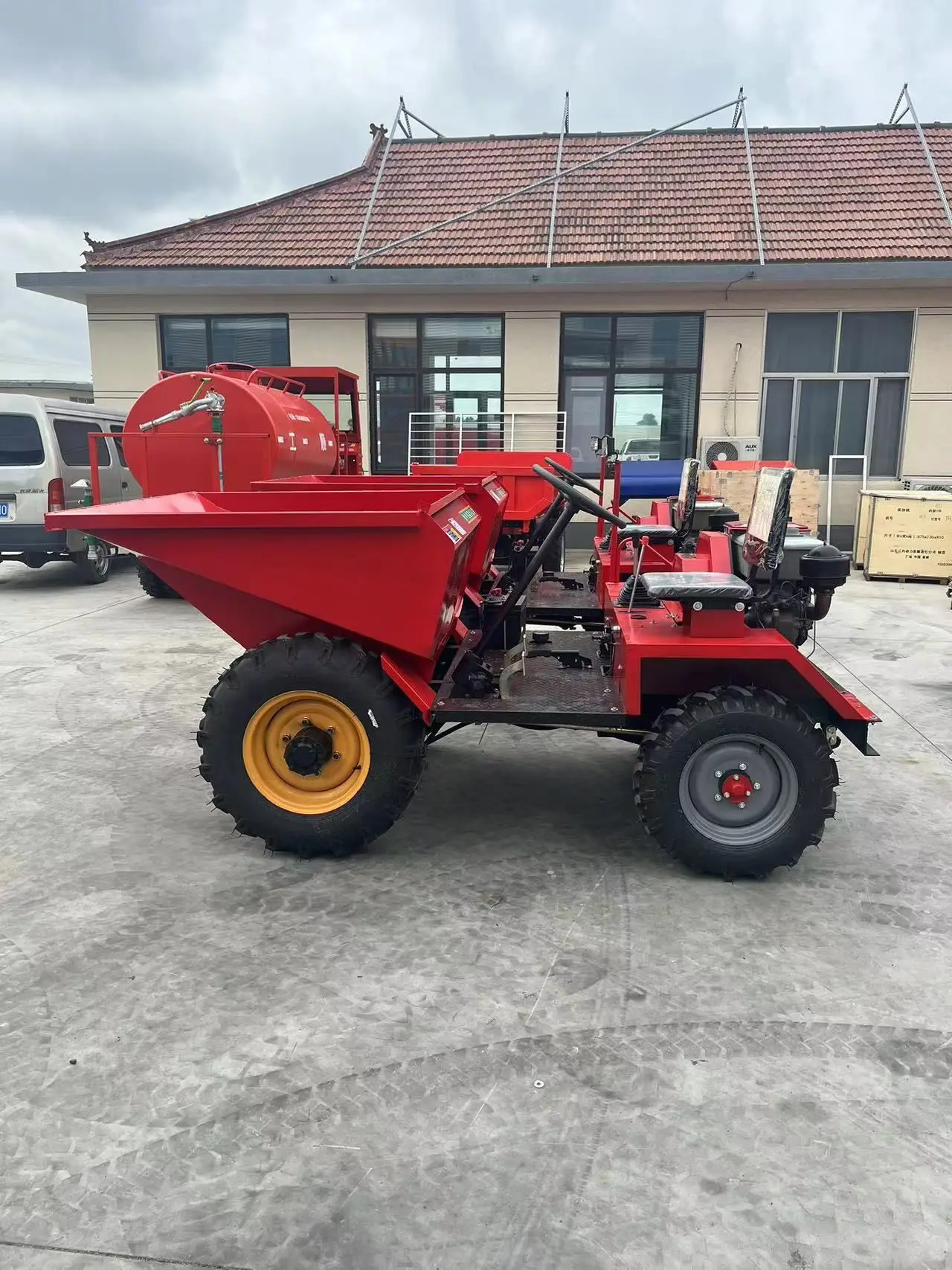Chinese brand 1T-3T hydraulic diesel dump truck mini wheel dump truck for sale custom
