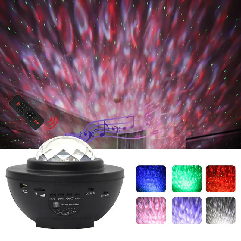 Alibaba Hot Selling Remote Controlled LED Laser Galaxy Sky Projector Star Starry Night Light Projector