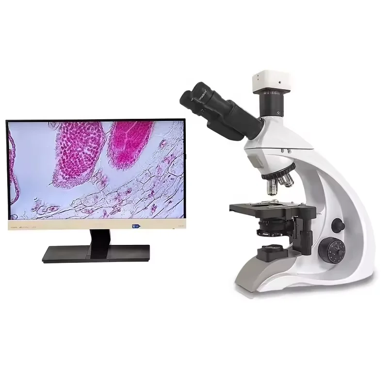 Hot Sale Electronic Trinocular Binoculaire Biological Microscope For Laboratory