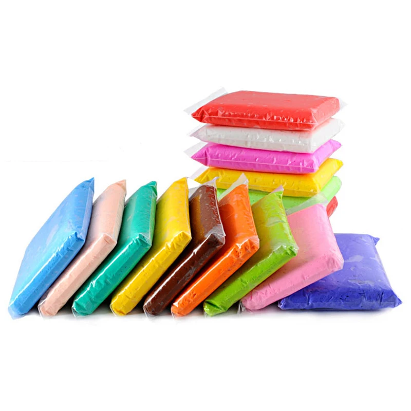 48 Colors 500 Gram 500g White Big Packing China 5kg Air Dry Foam Ceramic Clay 1000g Ultra Light