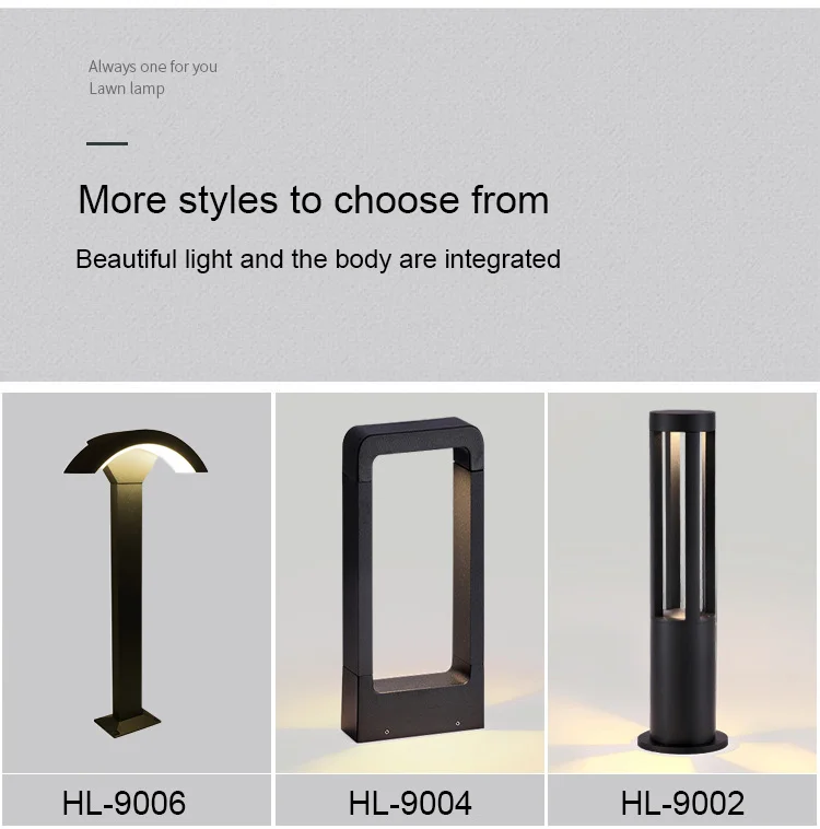 7W aluminum 110V 220V 60cm light garden led bollard light garden led lawn light