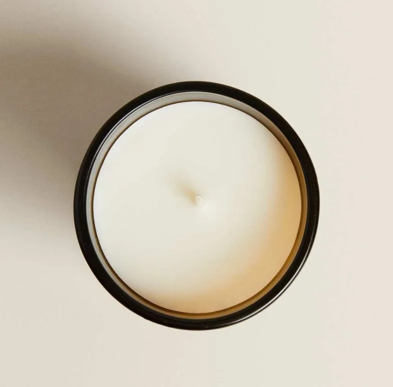 Home Decoration paraffin wax Glass customized aromatherapy oil led scented candle