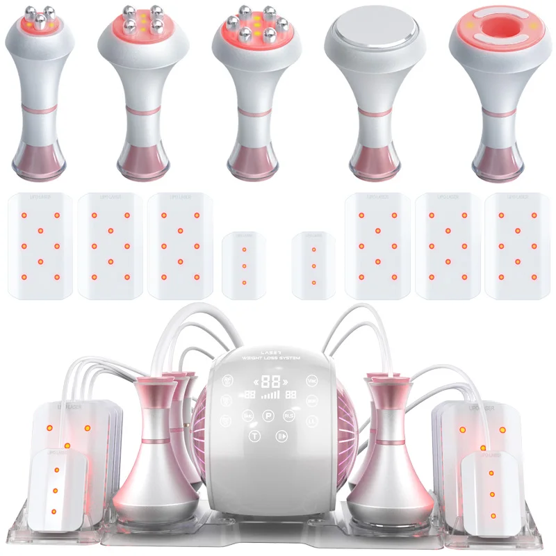 laser cellulite reduction dual Immediate effect ultrasonic 6-1 cavitation slimming machine/Lp laser beauty spa equipment