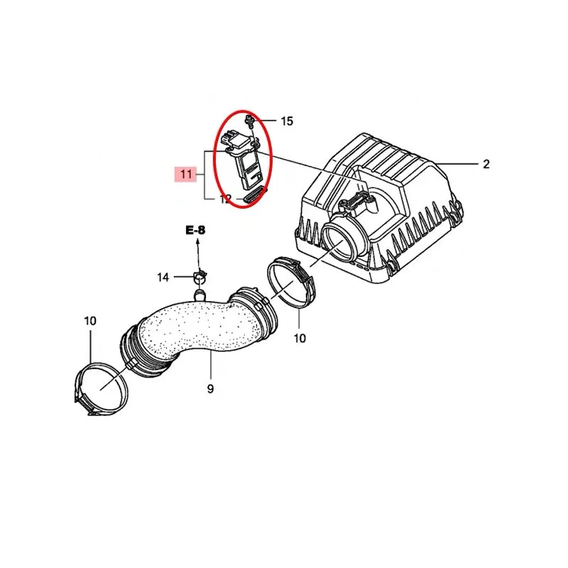 Air flow meter 37980-RNA-A01 37980-R40-A01 37980-RTA-003 METER ASSY  AIR FLOW