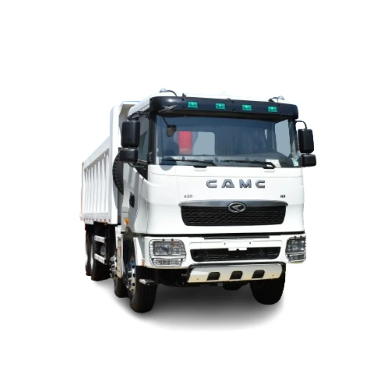 High security and high efficiency CAMC H9 8x4 flat top dump Euro 2-6 Diesel energy truck