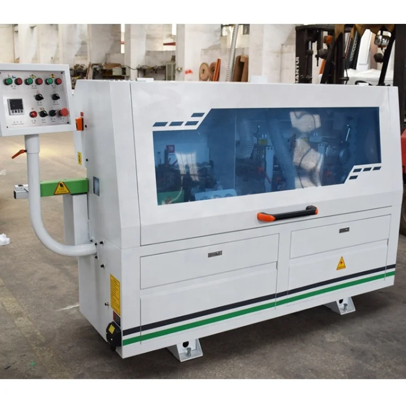 MF320 woodworking machinery wooden door cabinet MDF semi automatic edge banding machine