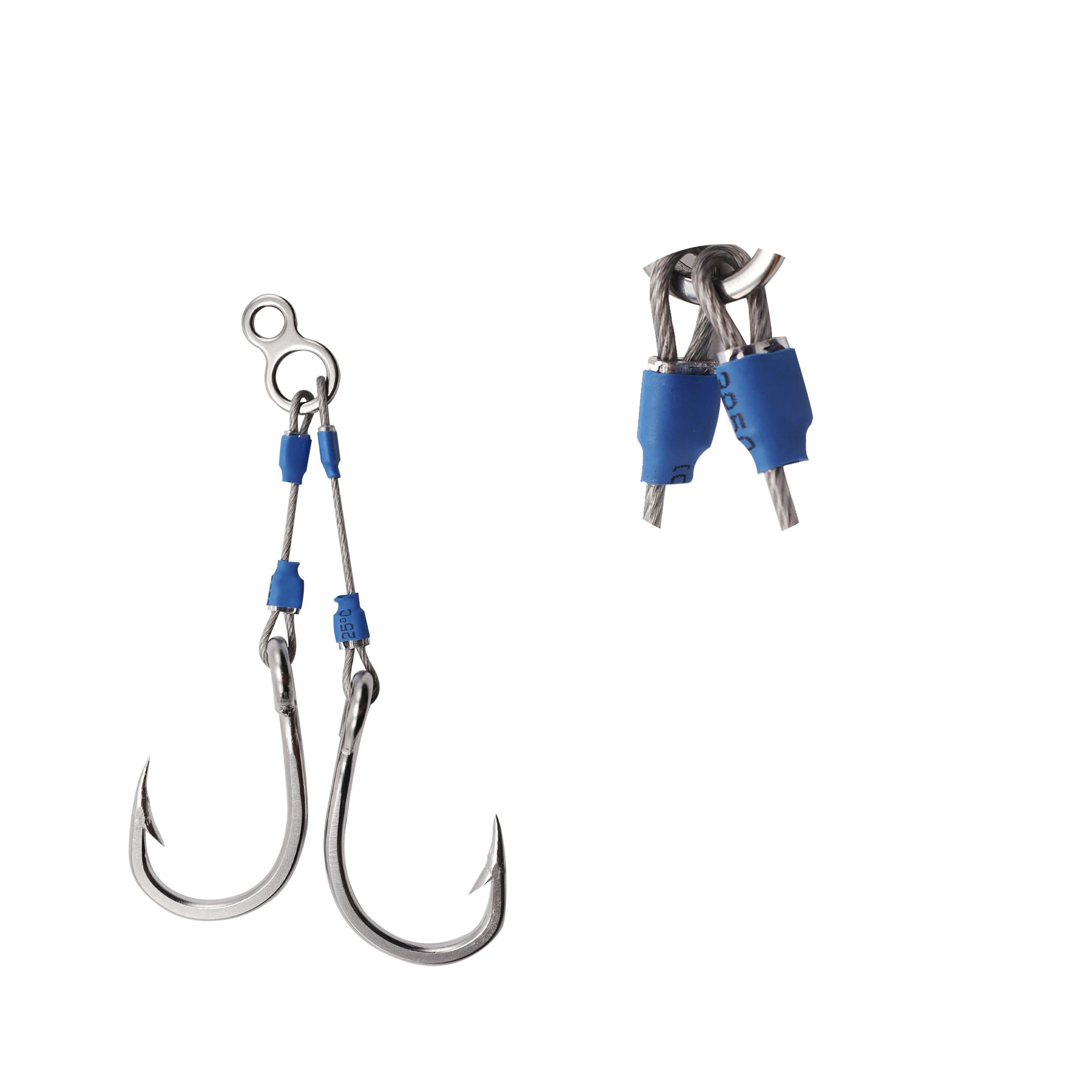 Wholesale High Carbon Steel Stainless Gamakatsu Sea Jigging Double Hooks