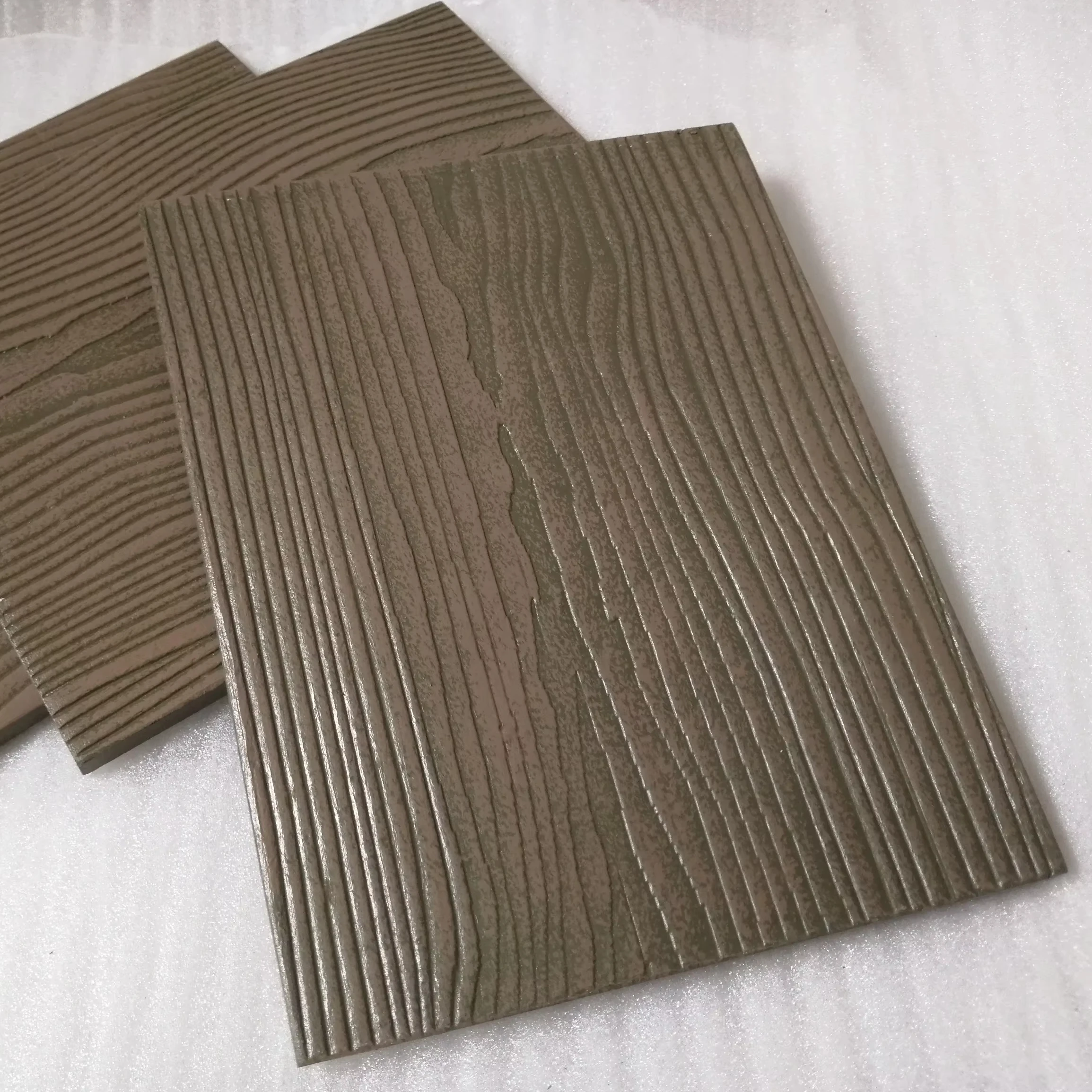 3000mm length Fiber cement siding panels wooden texture, 7.5mm,8mm,9mm