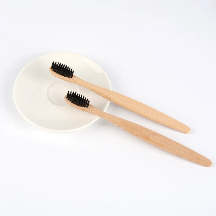 Customized Logo Bamboo Eco Friendly 10000 Bristle Bamboo Made Biodegradable Toothbrush
