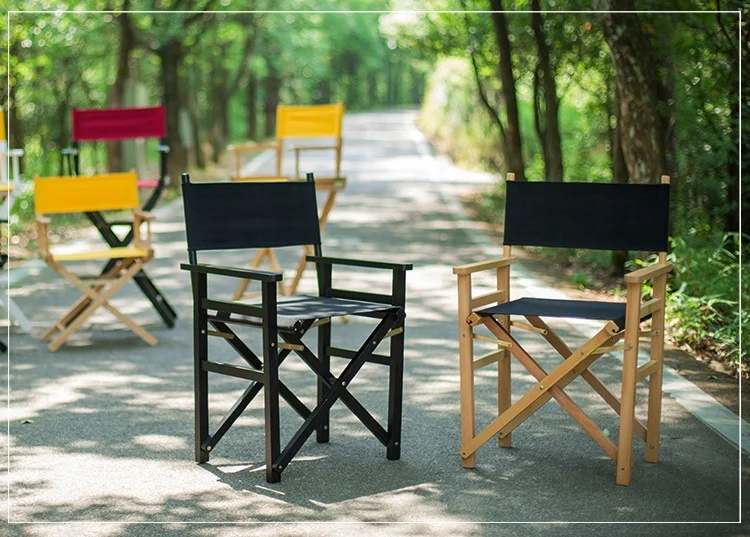 Fold director chair made of wooden , personalize director chair seat cover australia