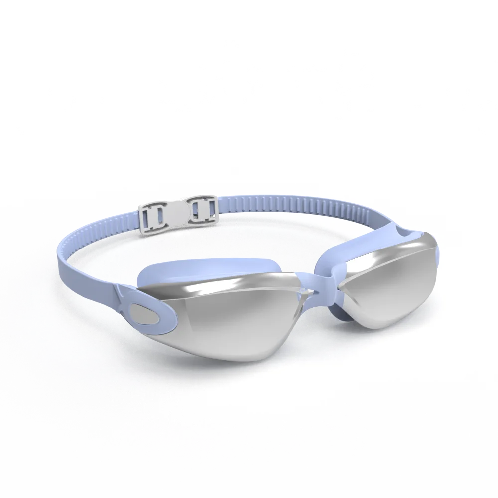 ZLF Most popular swimming glasses for adult 2600 adjustable nose bridge wide angle lens soft racing swimming goggle