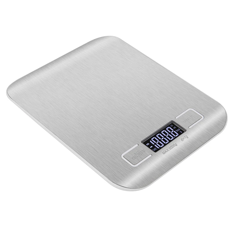 Mini Portable Electric Cooking Digital  Measurement Kitchen Stainless Steel Scale