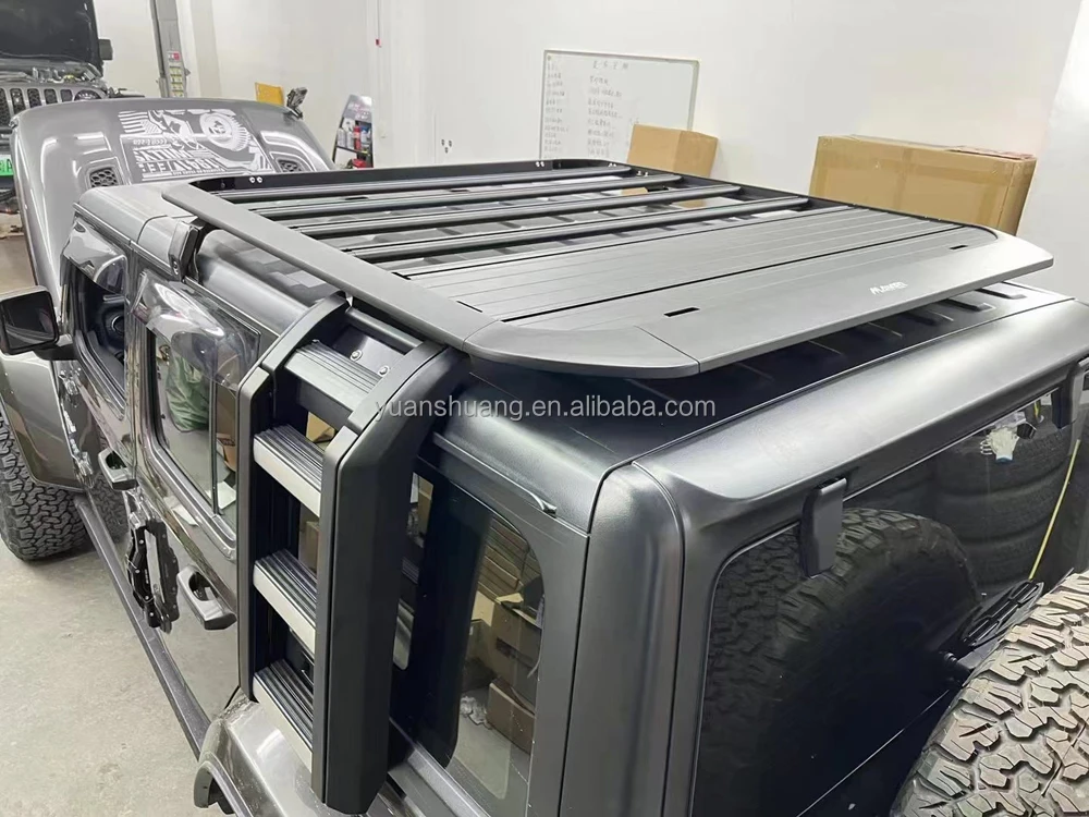 for jeep wrangler 2007 maiker offroad JL JK car part auto accessories 4x4 Aluminum side ladder rack