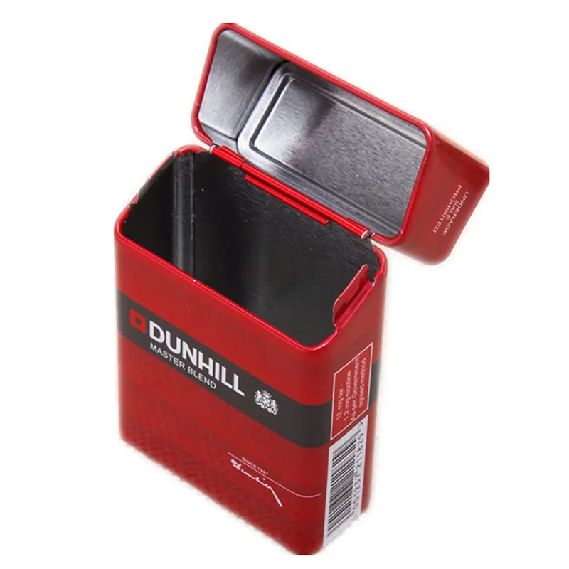 Custom printed high quality metal cigarette packaging cigarette box tinplate packaging tin box