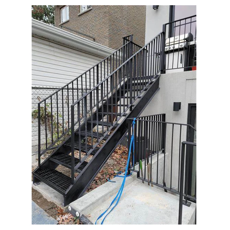 Good Price Durable Exterior Stair Project Used Outdoor Mental Staircase Grid Style Stairs