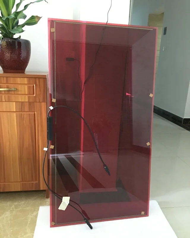 BIPV Amorphous Silicon Transparent Thin Film Solar Panel