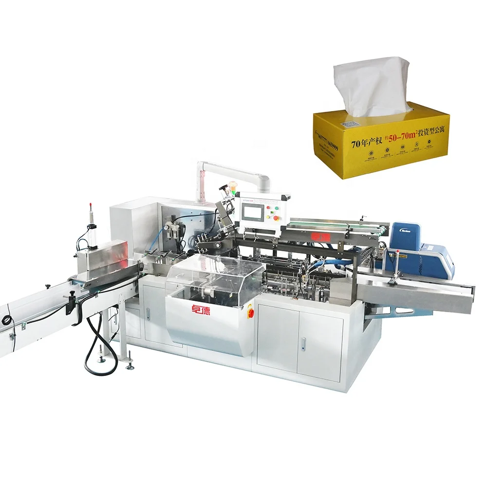 Automatic Facial Tissue Box Shrink Packing Machine China Disposable Plate Making Machine Price in Pakistan Full Servo Technology
