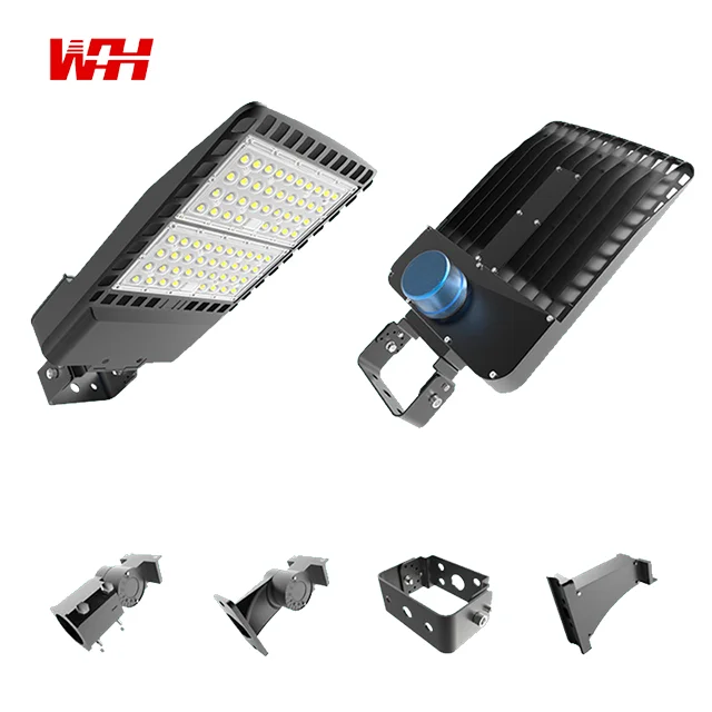 shoebox street light with motion sensor and dimming, high lumen led street light  for parking lots,road light US standard