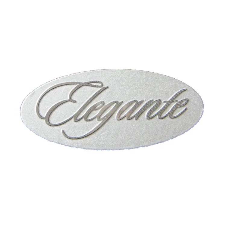 New Cheap Custom Logo Ebossed  Aluminium Metal Nameplate