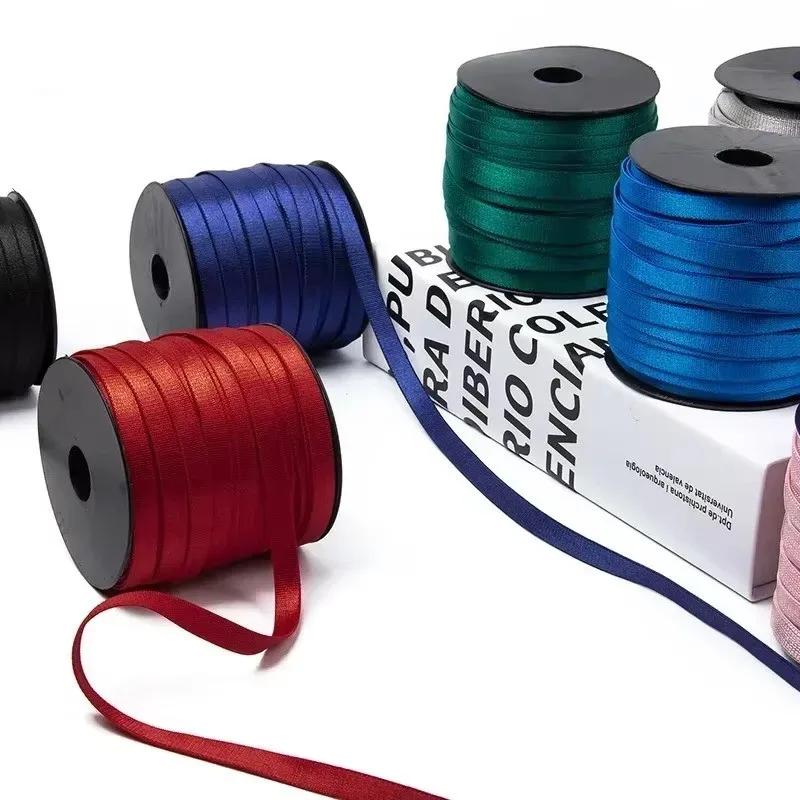 Deepeel EB041 6mm Colored Bra Shoulder Straps Stretch Lace Ribbon For Garment Clothing Bright Shoulder Strap Pajama Elastic Band