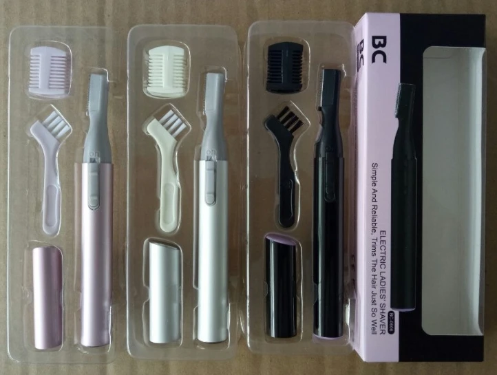 Private Label Eyebrow Trimmer Electric Razor for Women Makeup