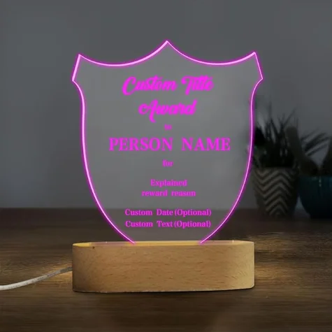 wholesale Custom acrylic award Acrylic recognition awards Personalized acrylic award for display