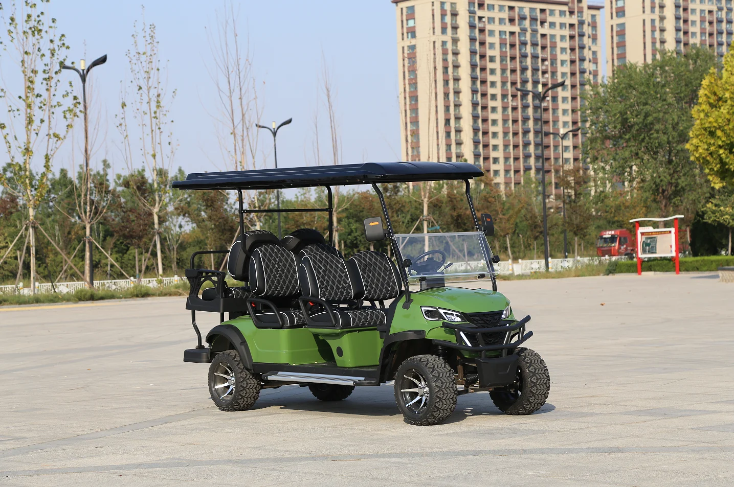 WELIFTRICH 4+2 6 Passenger oof road Hunting Car with powerful 5kw 72v System Electric Golf Cart