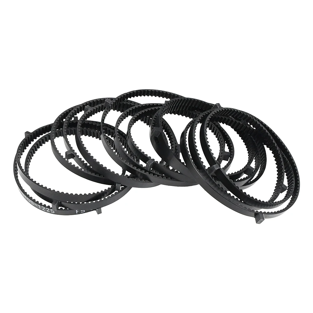 High flexibility steel cord tension member black polyurethane teeth belt with cleats