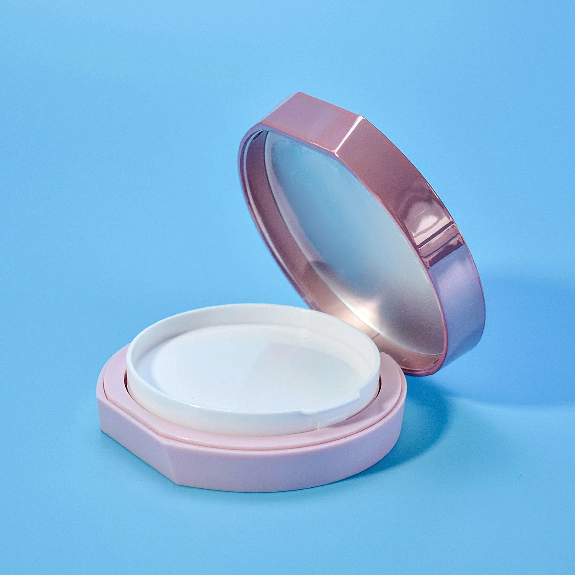 BB Air Cushion Empty Powder Foundation Case Liquid Foundation Two Layer Empty Container Cosmetic Packaging