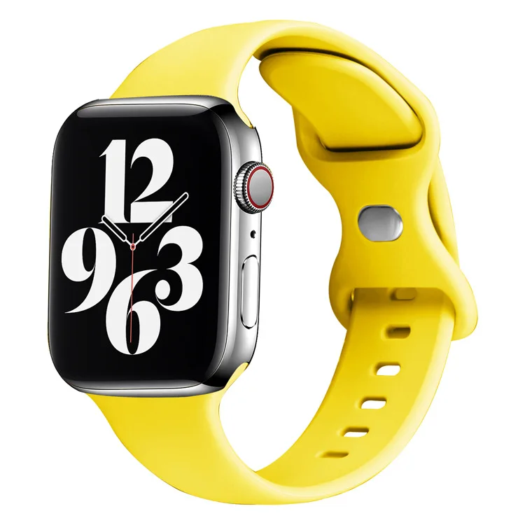 Новинка от Apple iWatch с силиконовым ремешком и разноцветными бантами подходит для ремешка apple