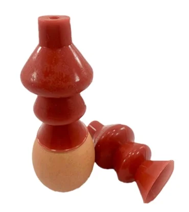 2.5 bellows silicone rubber suckers egg suction cup