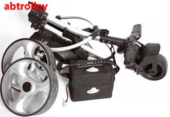 
Follow me trolley electric auto electric power kaddy on golf ground 3 wheel golf trolley 