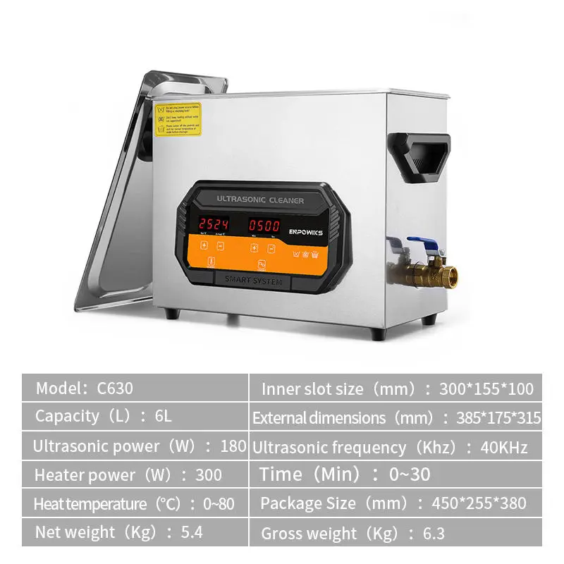 Large Volume Industrial Ultrasonic Cleaner Glasses Jewelry Dental Ultrasonic Commercial Cleaning Equipment For Business