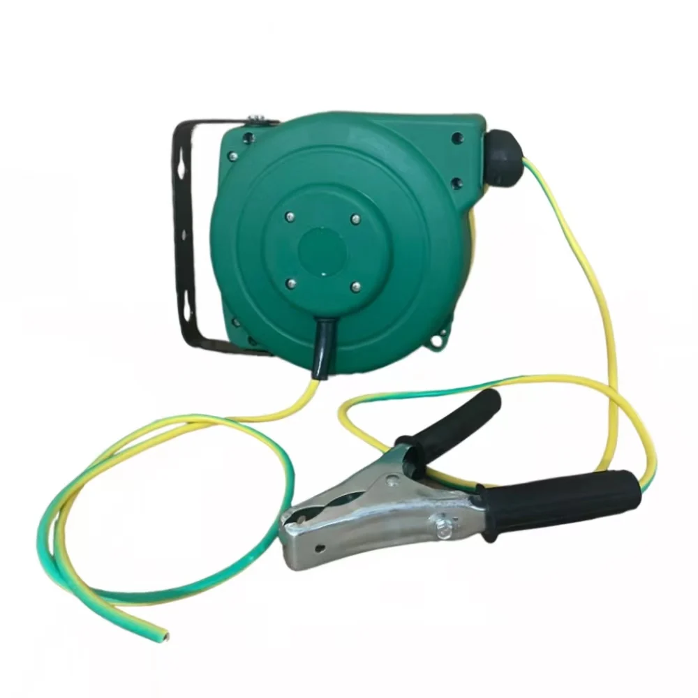 Factory Directly Automatic Extension Cable Reel  Oil Tank Truck Parts Lockable Grounding Earthing Reel