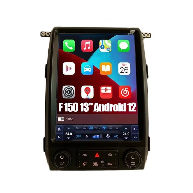 Android 13 inch Touch Screen Navigation System Radio Head Unit for Ford F150 2009 - 2014 Universal Car Parts Carplay
