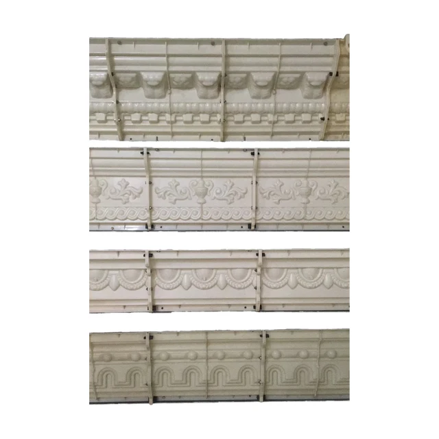 Литая на месте ABS пластиковая бетонная уличная карниза формы для дома Строительные стены декоративное литье