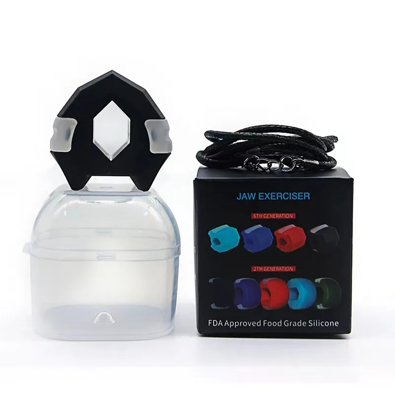 Jawline Exerciser Trainer Food Grade Silicone Facial Fitness Tools for Strengthening Face and Neck Muscles