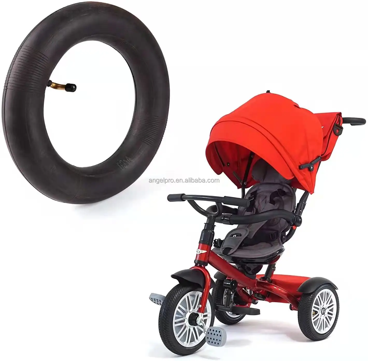 255x50 tire inner tube set front wheel for stroller and tricycle