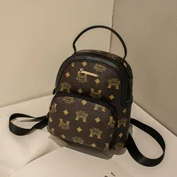 2022 Mini Backpack Purse Cute Cow Print Pu Leather Zipper Bag Girls Ladies Travel Shoulder Bag Women Backpack for Work