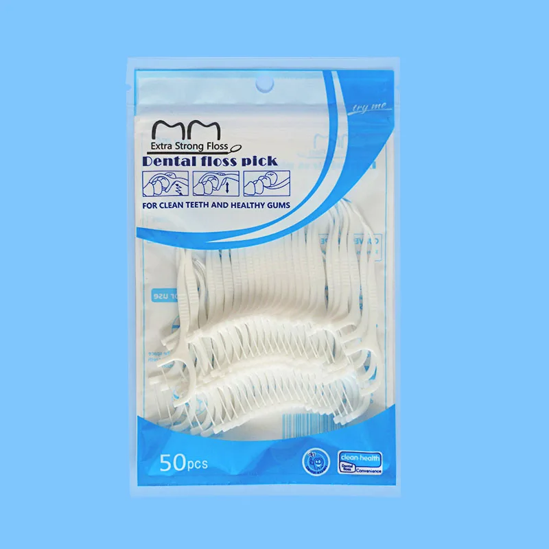 Оптовая продажа с фабрики зубной очиститель портативный мятный межзубной Флоссер зубная нить палка