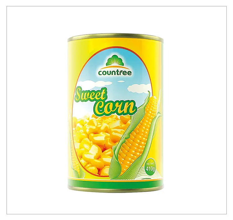 Natural Food Non Gmo Yellow Canned Corn With Factory Price Sweet Corn Canned