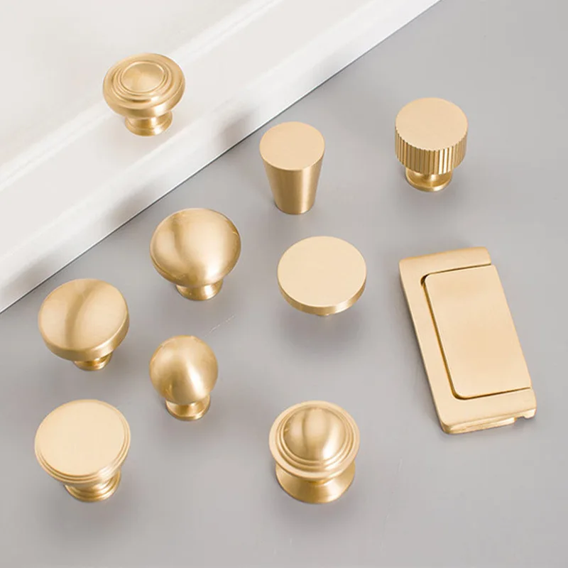wholesale drawer knobs gold cabinet pulls brass cabinet knobs Ball handle 6751 knobs