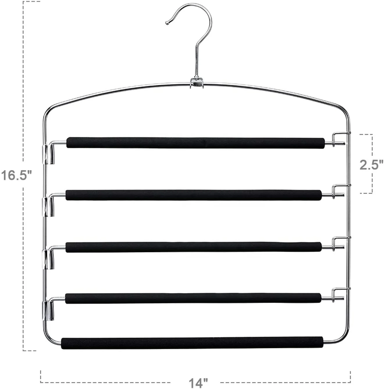 Manufacture Metal Foam Function Display Pants Hanger