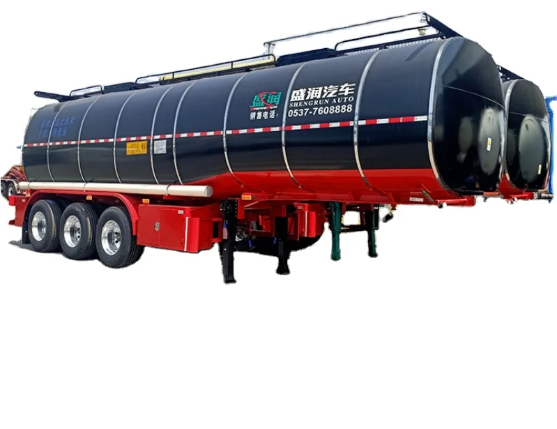 Tri-Axle Tanker Emulsified Liquid Bitumen Tank Semi Trailer