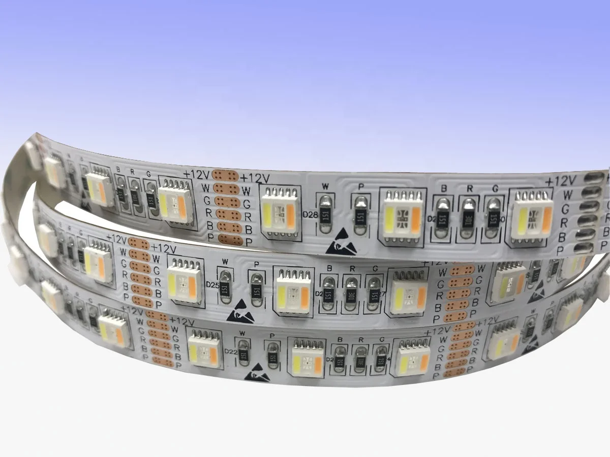 Светодиодная лента 5 в 1 WW + RGB CW rgbw 2700K 6000K