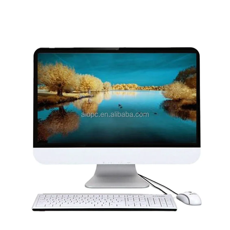 All In One Barebone Pc I7 I5 I3 Desktop Computer Cheap 21.5inch 23.8inch 4g 8g Ram 256g Ssd Gaming All-in-one